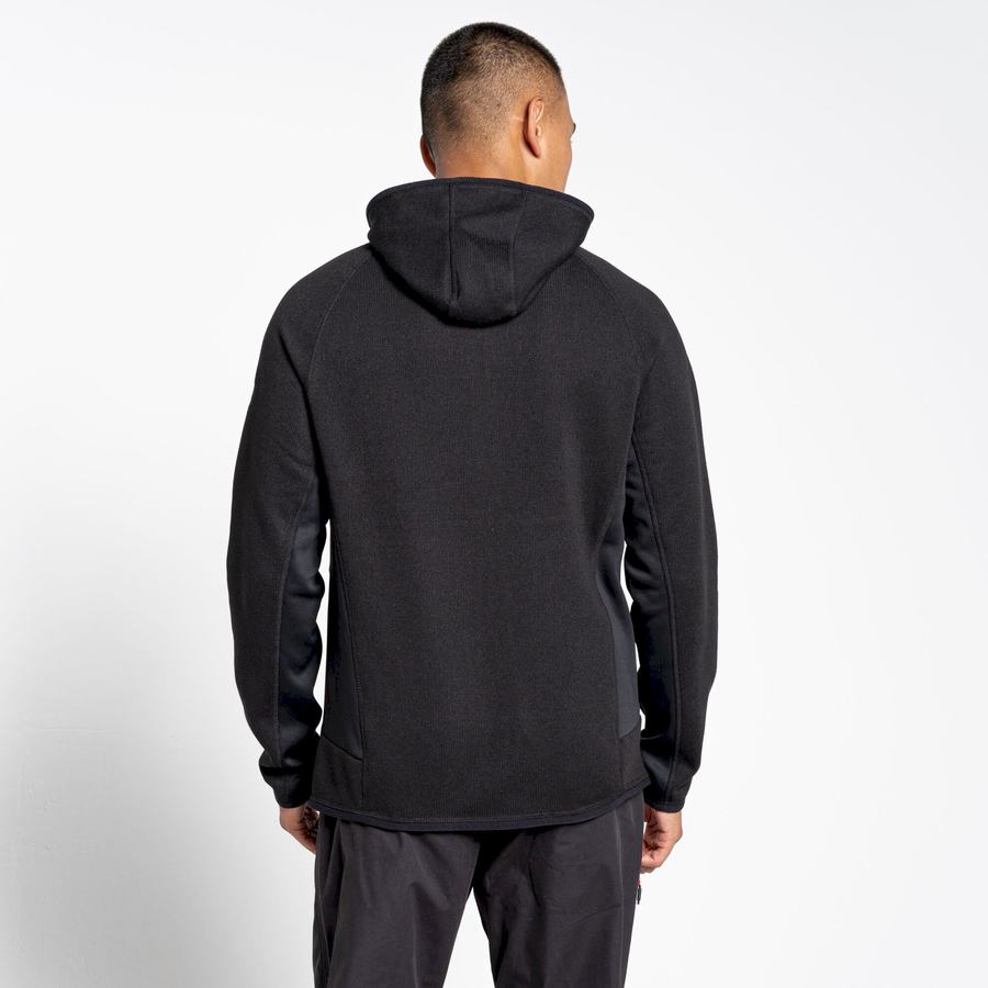 Black Craghoppers Mannix Men's Sweaters | DIN4647ZQ