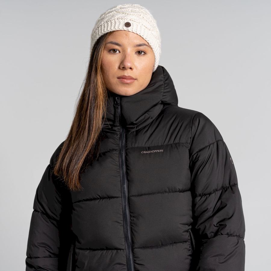 Black Craghoppers Narlia Insulated Hooded Women's Jackets | FCX8895NI