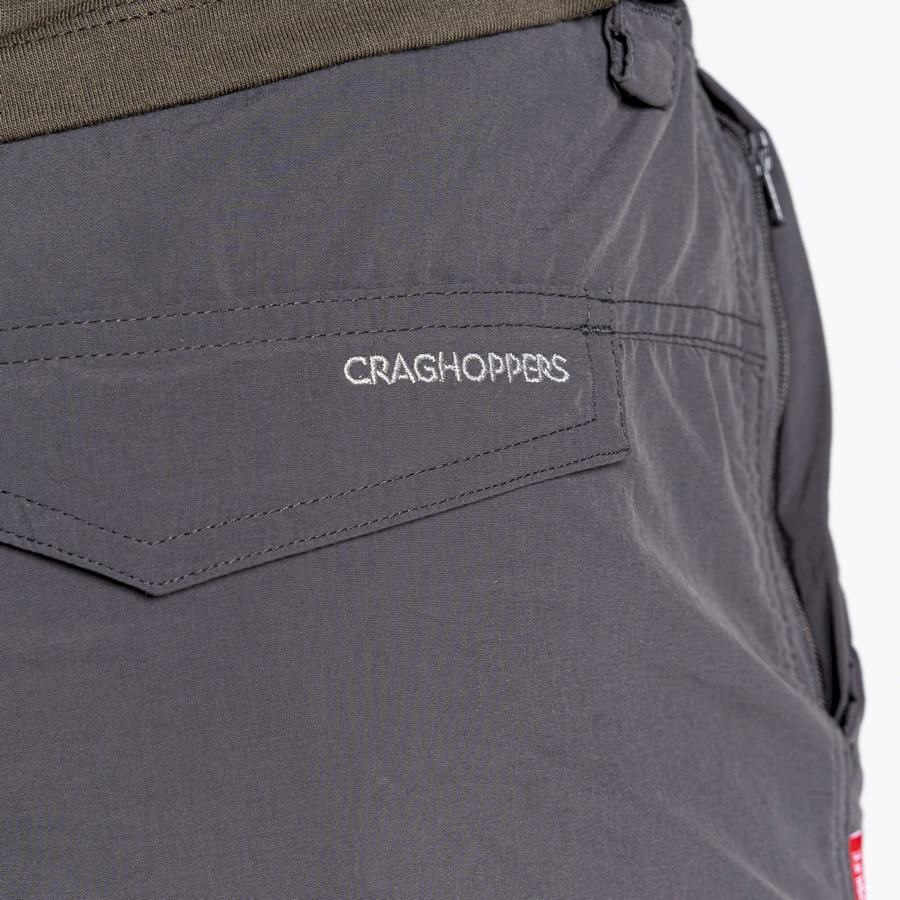 Black Craghoppers NosiLife Cargo II Men's Shorts | VLL9983VY