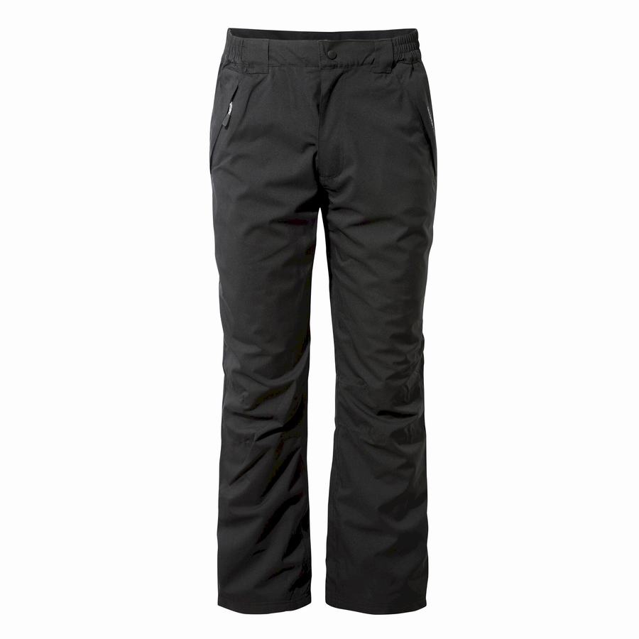 Black Craghoppers Steall II Thermo Waterproof Men\'s Trousers | BFQ8255QK