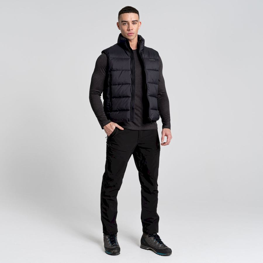 Black Craghoppers Sutherland Vest Men's Gilets | FRT8455HY