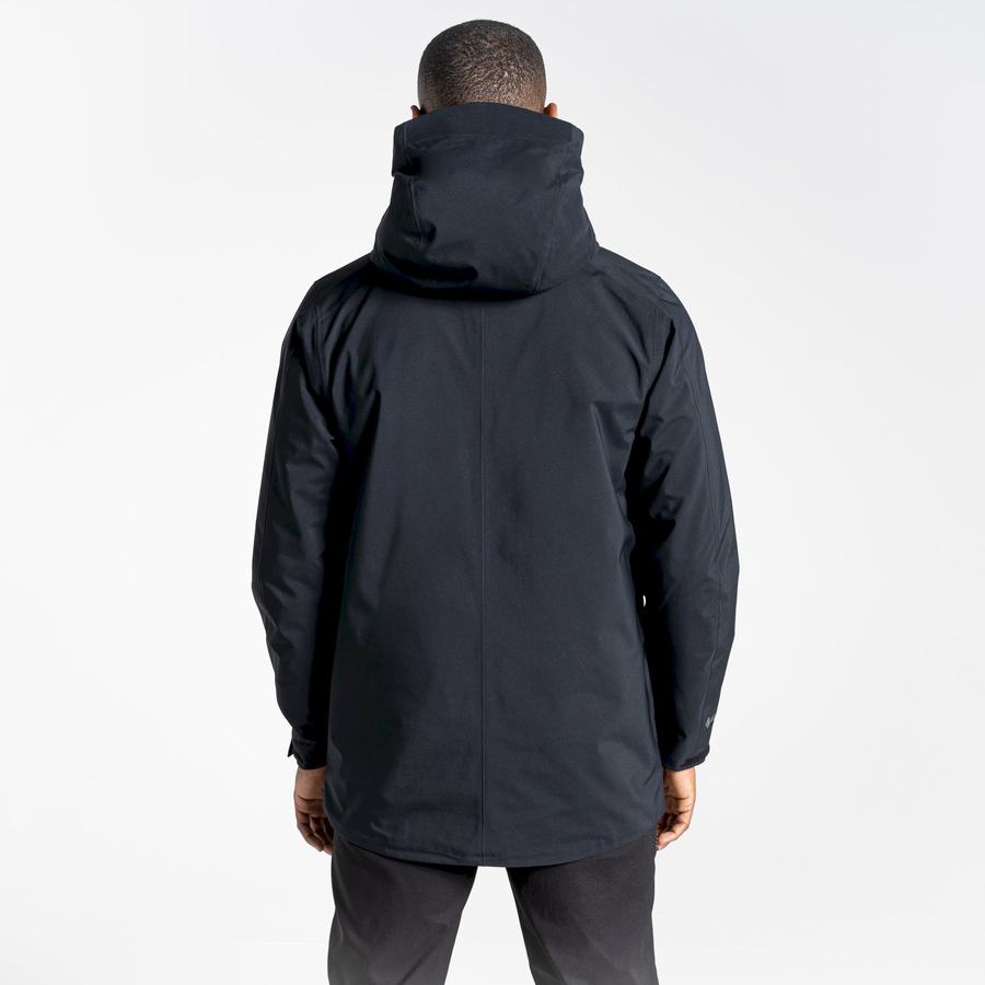 Black Craghoppers Toledo GORE-TEX Men's Jackets | GTY3589AW