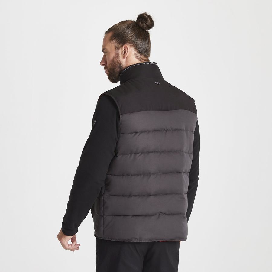 Black Craghoppers Trillick Downlike Men's Gilets | QPJ5132AE