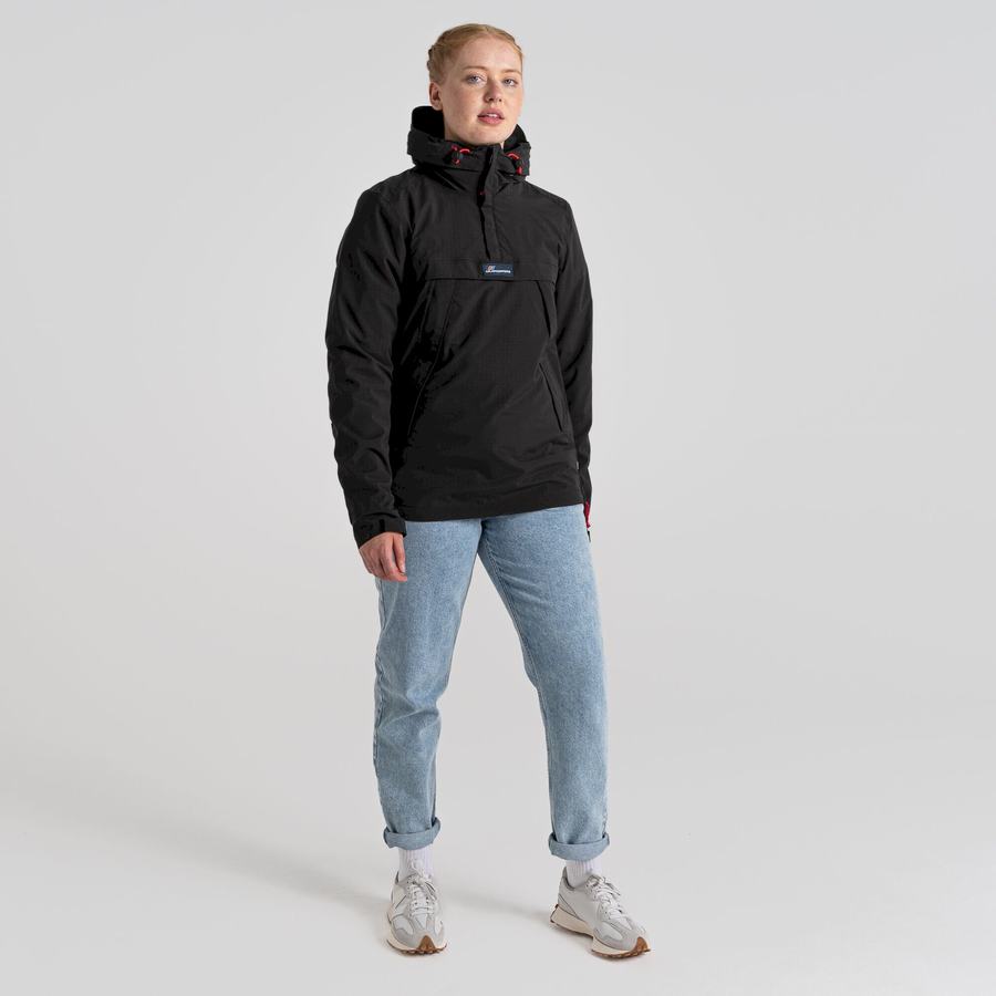 Black Craghoppers Waterproof Anderson Cagoule Men's Jackets | XAT1337BZ