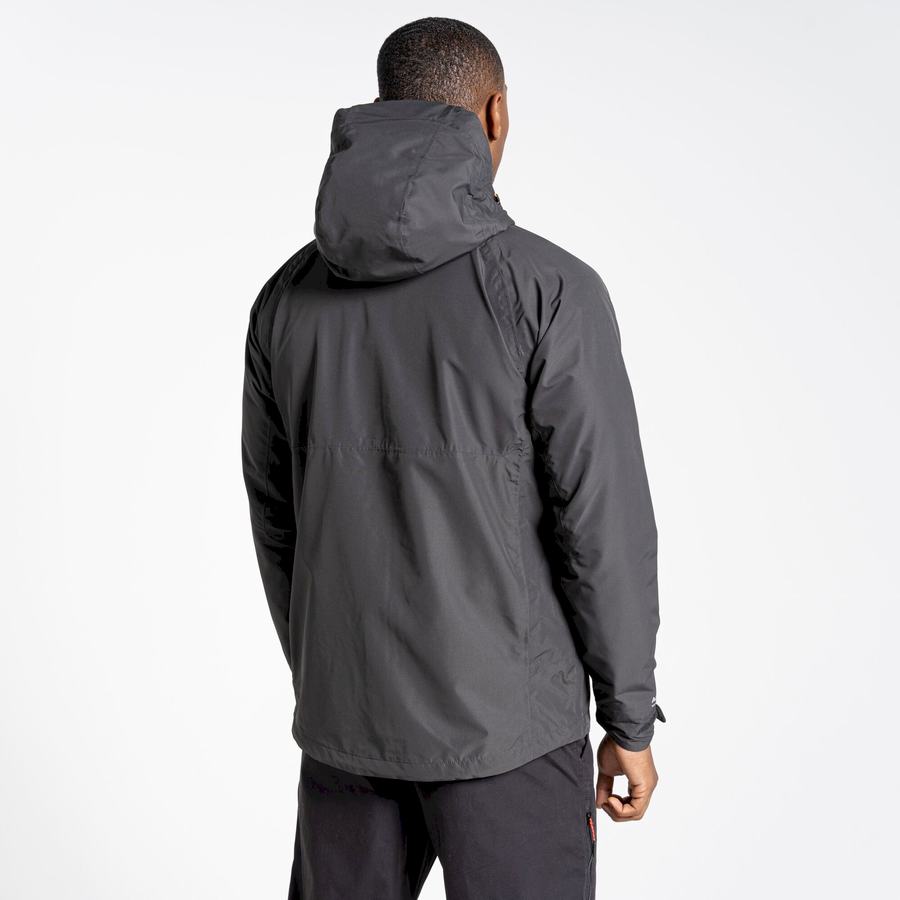 Black Craghoppers Waterproof Atlas Men's Jackets | JGV7751NW