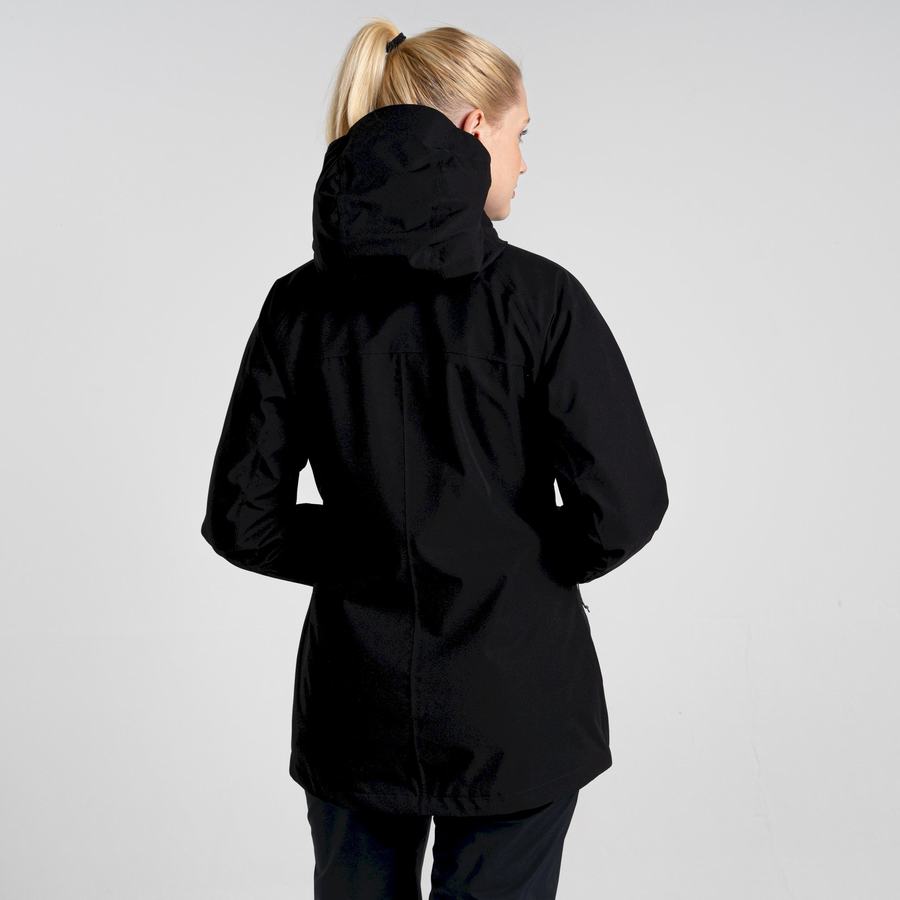 Black Craghoppers Waterproof Caldbeck Women's Jackets | UQY656PK