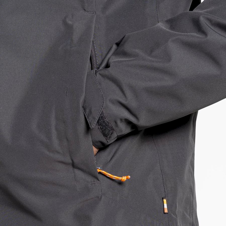 Black Craghoppers Waterproof Orion Men's Jackets | FQT208JA