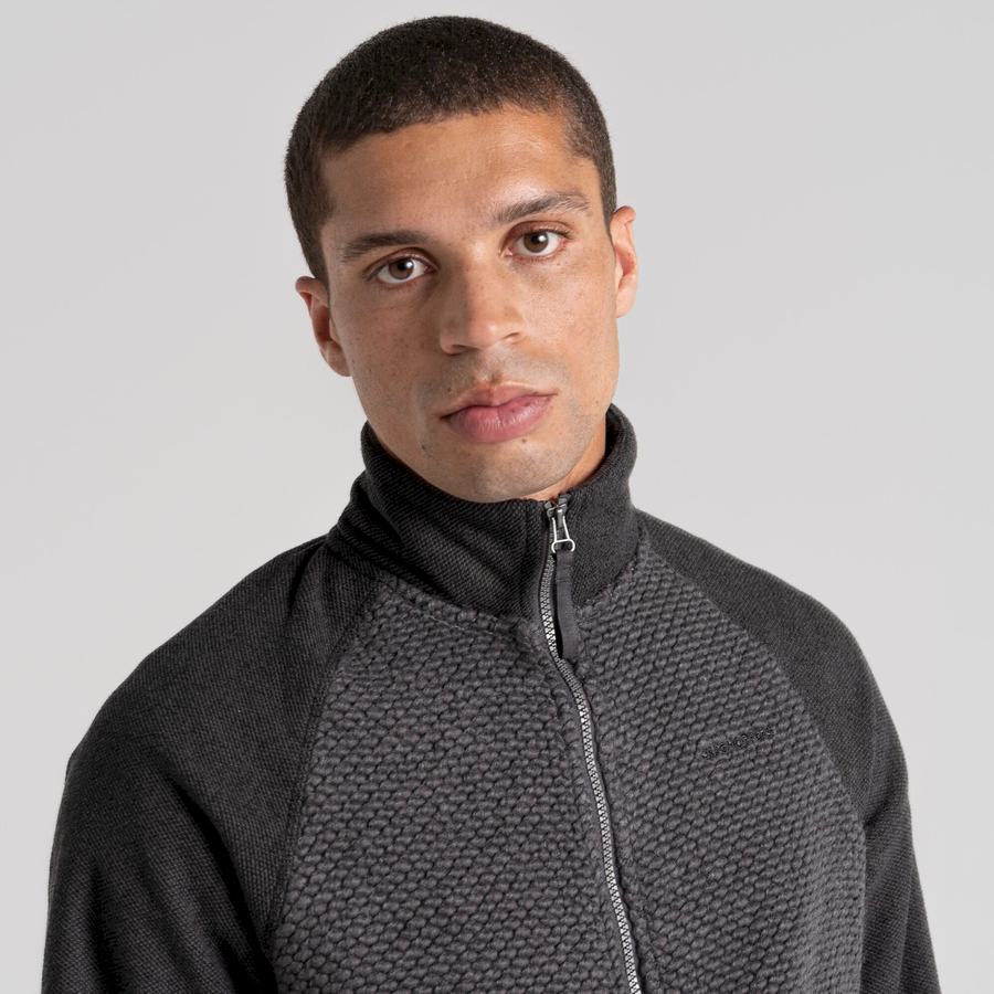 Black Grey Craghoppers Hector Men's Jackets | ASK1483RX