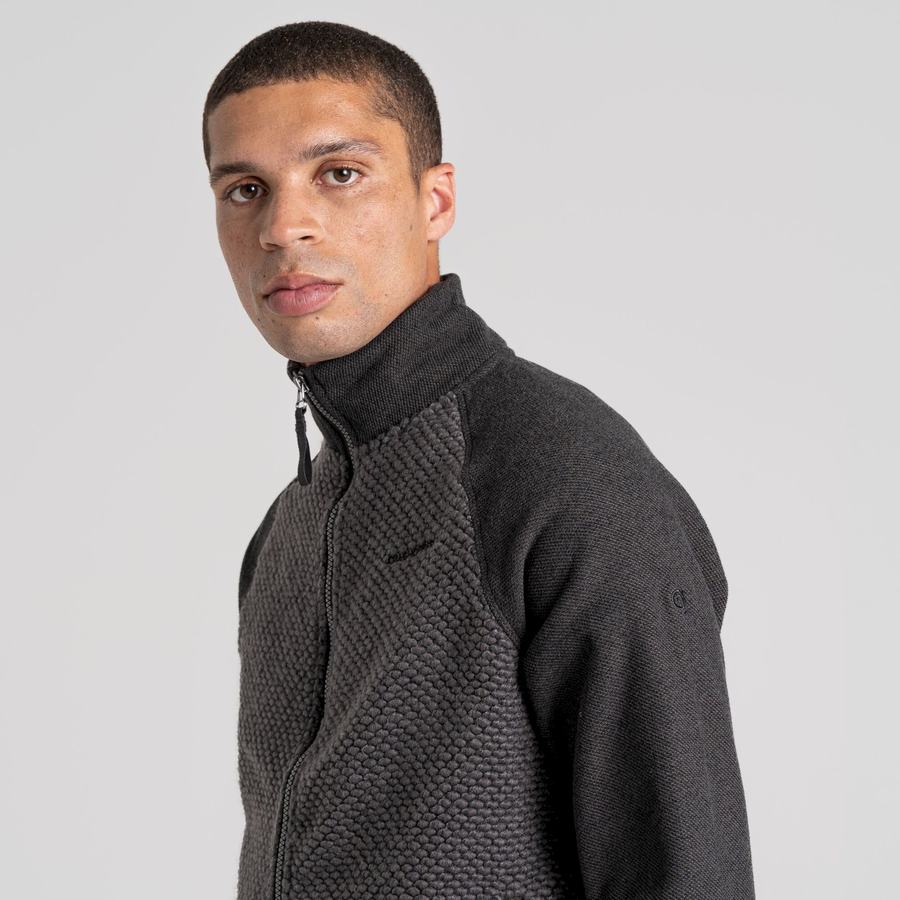 Black Grey Craghoppers Hector Men's Jackets | ASK1483RX