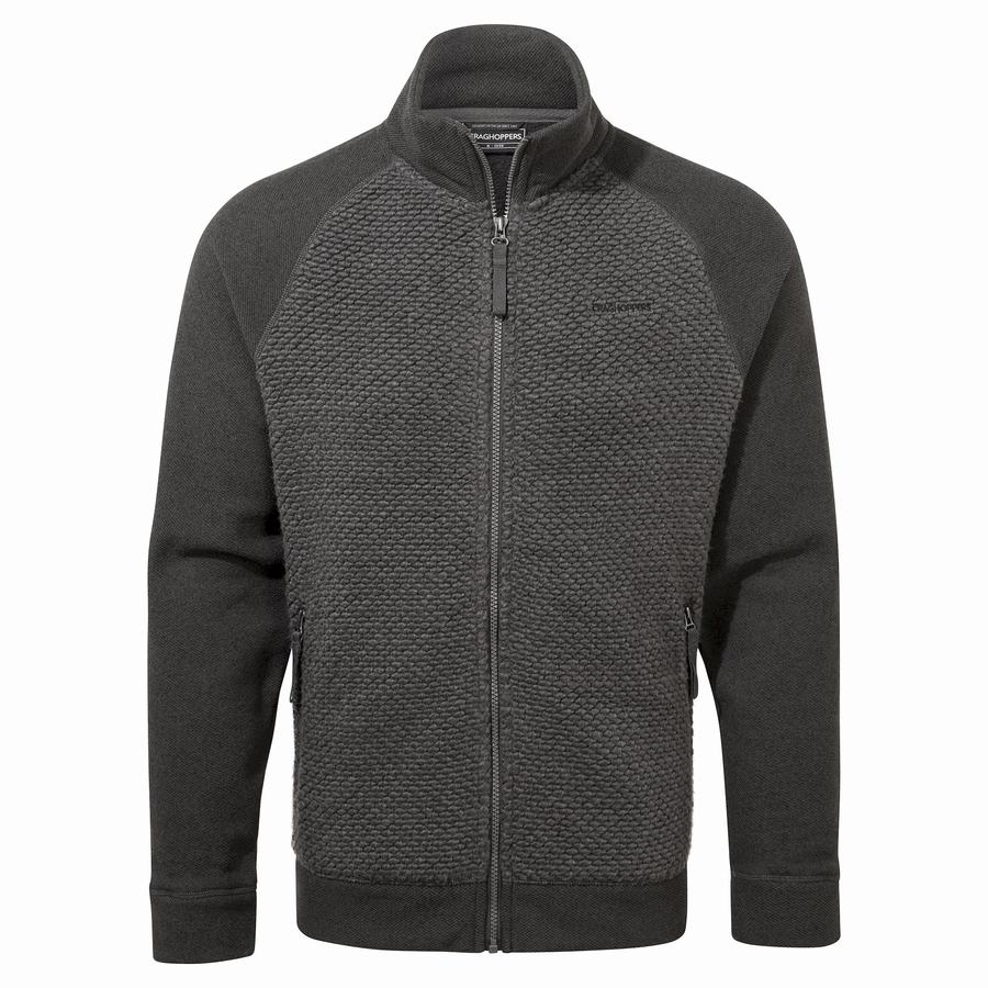 Black Grey Craghoppers Hector Men's Jackets | ASK1483RX