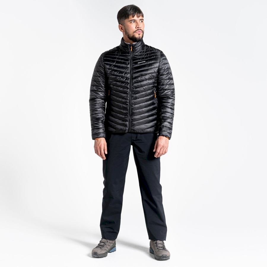 Black Orange Craghoppers Insulated ExpoLite Men's Jackets | OLL3672LZ