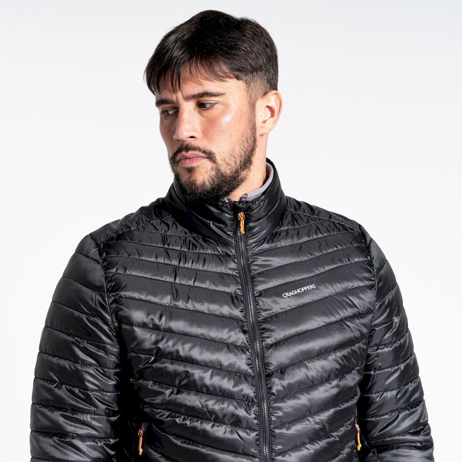 Black Orange Craghoppers Insulated ExpoLite Men's Jackets | OLL3672LZ