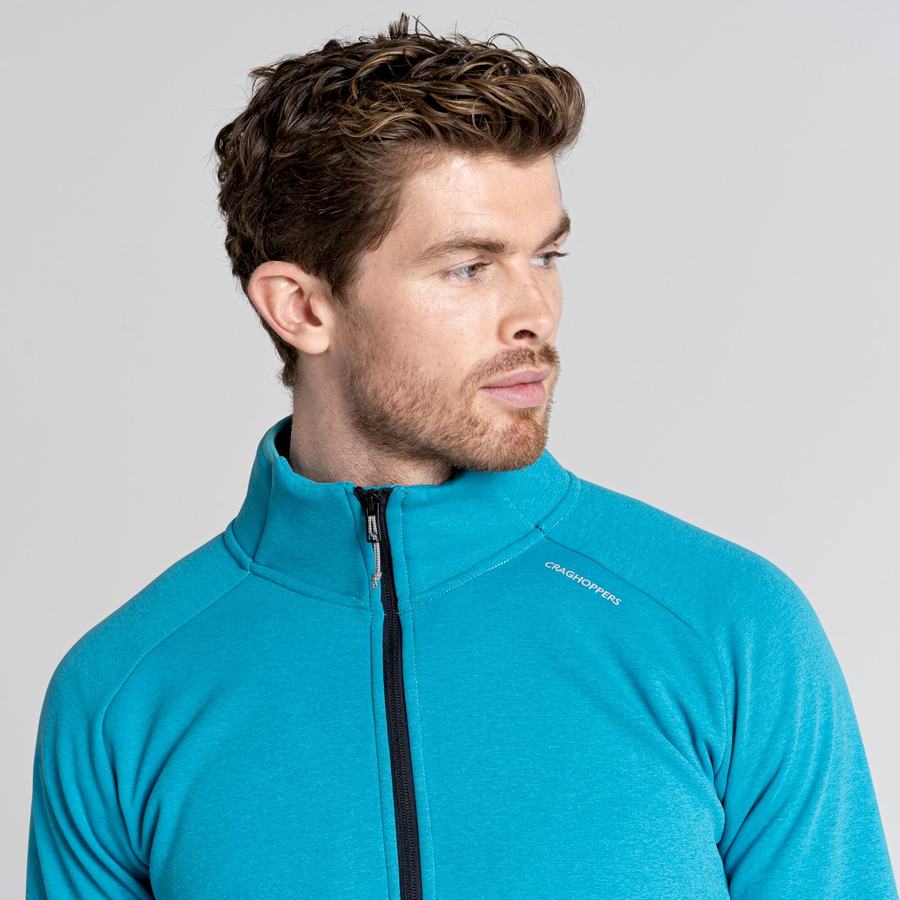 Blue Craghoppers Dynamic Pro Half Zip Men's Sweaters | UEQ2384EZ