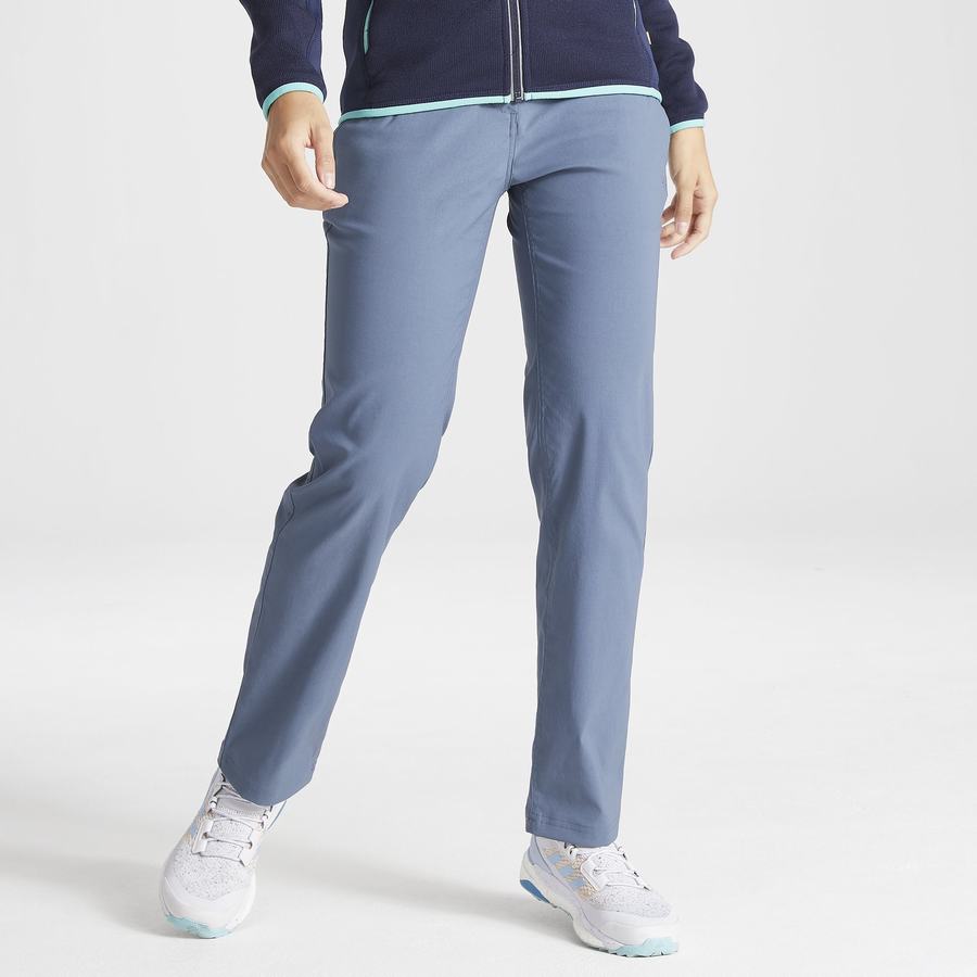 Blue Craghoppers Kiwi Pro II Women's Trousers | ZKX652CK