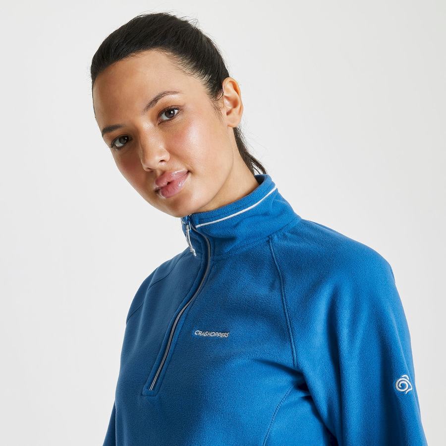 Blue Craghoppers Miska Half Zip Women's Sweaters | FEK1357YA