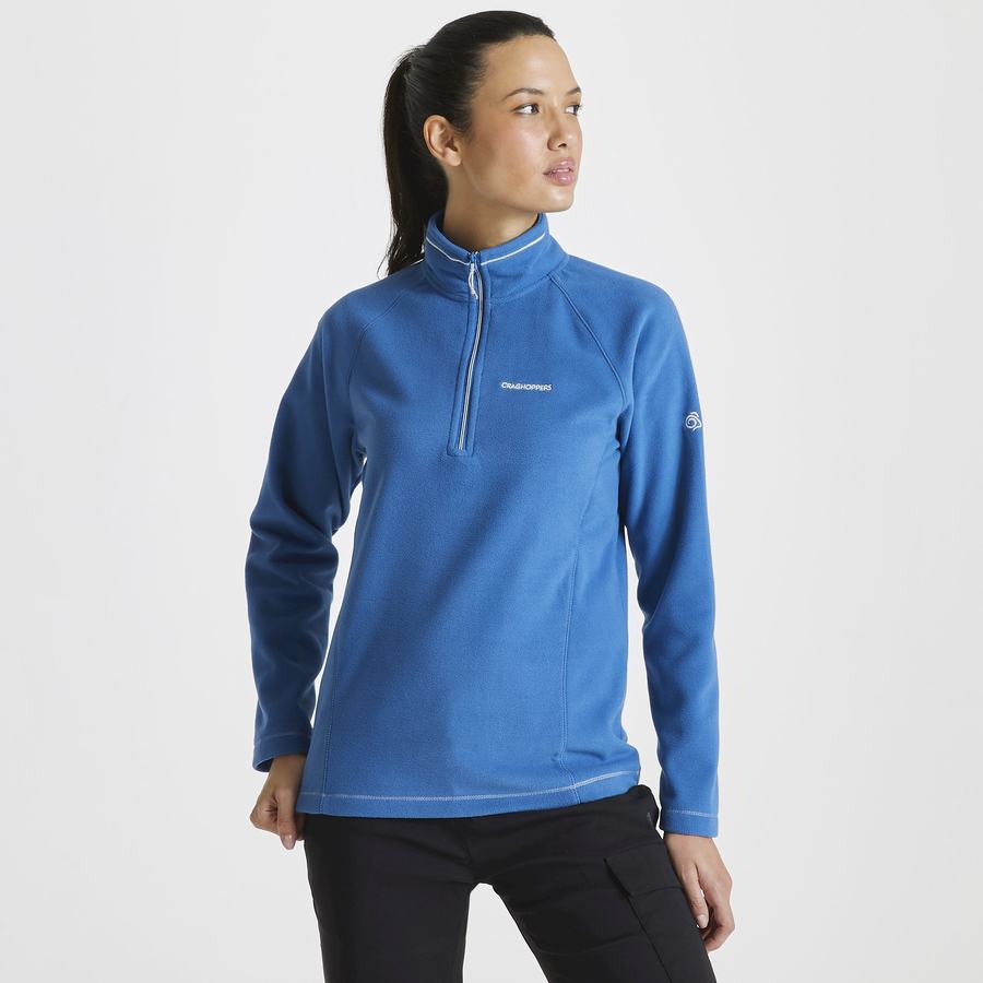 Blue Craghoppers Miska Half Zip Women's Sweaters | FEK1357YA