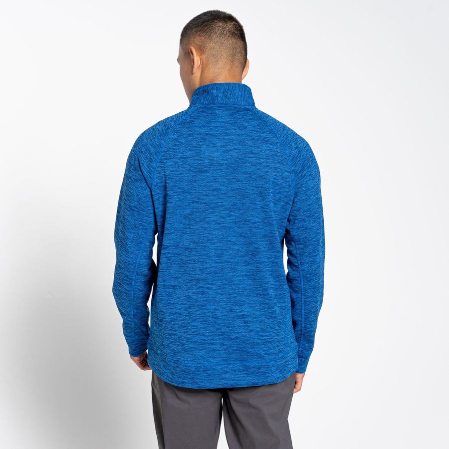 Blue Craghoppers Stromer Half Men's Sweaters | JFO6940WW