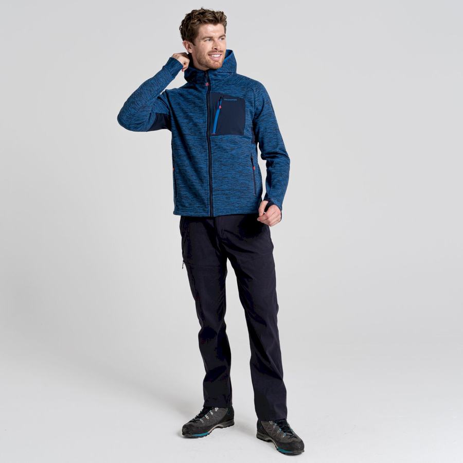 Blue Craghoppers Tarbert Hooded Men's Jackets | UWY9127FL