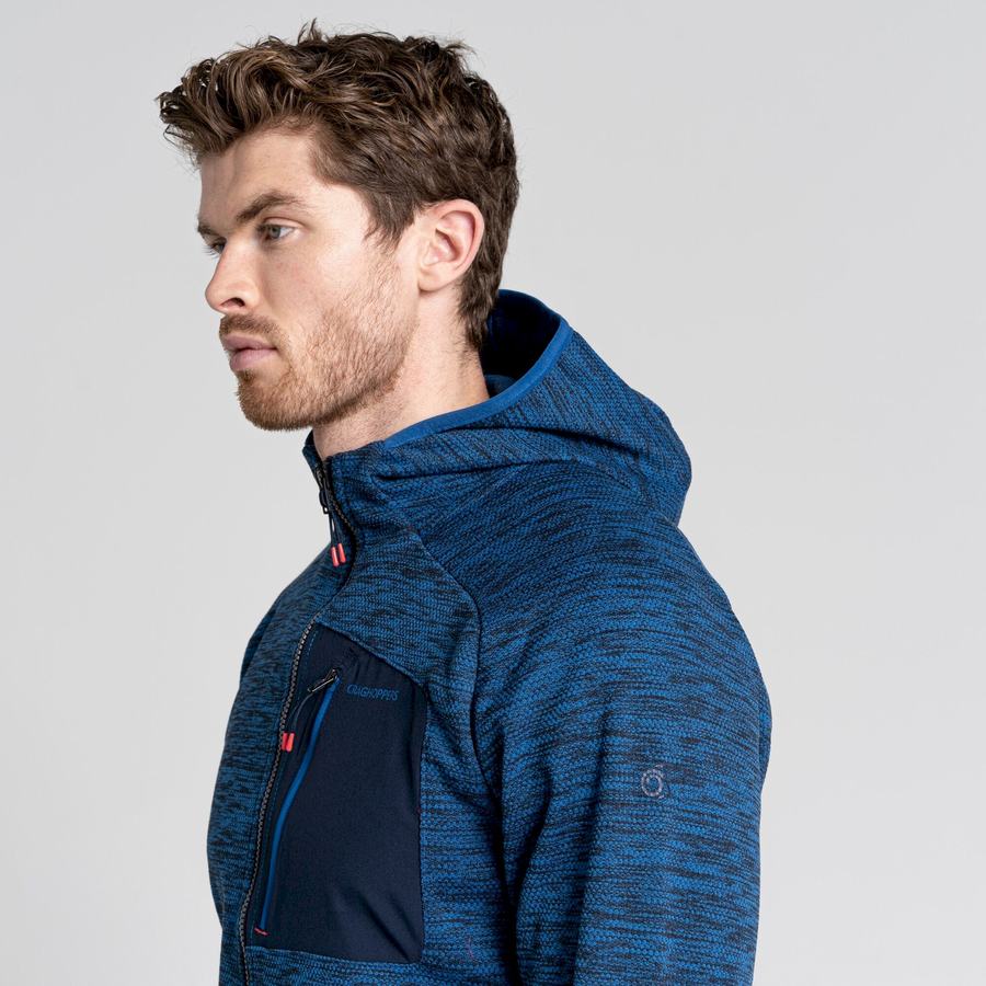 Blue Craghoppers Tarbert Hooded Men's Jackets | UWY9127FL