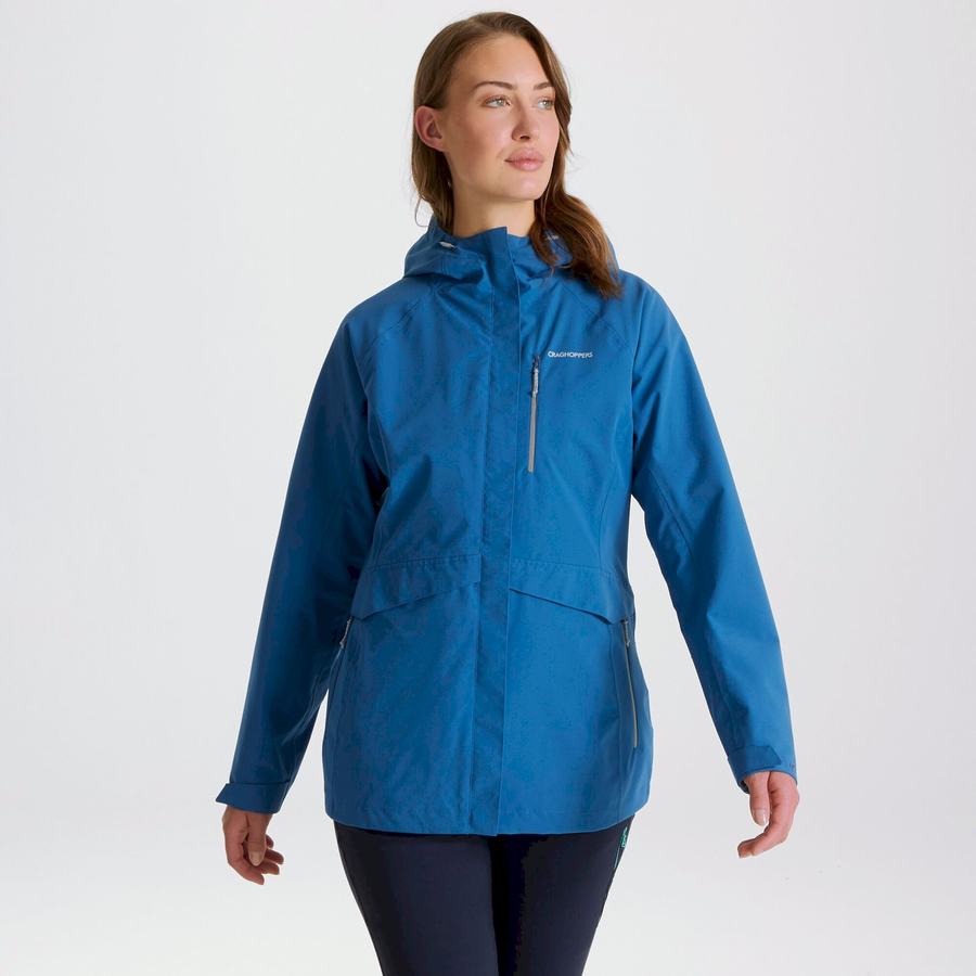 Blue Craghoppers Waterproof Caldbeck Women's Jackets | ECB2091JS