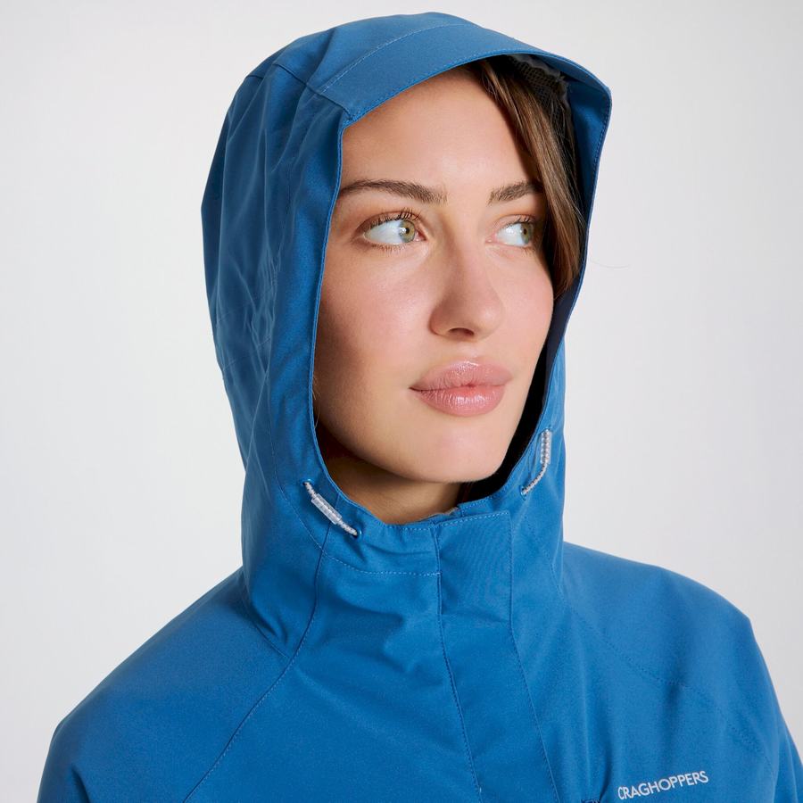 Blue Craghoppers Waterproof Caldbeck Women's Jackets | ECB2091JS