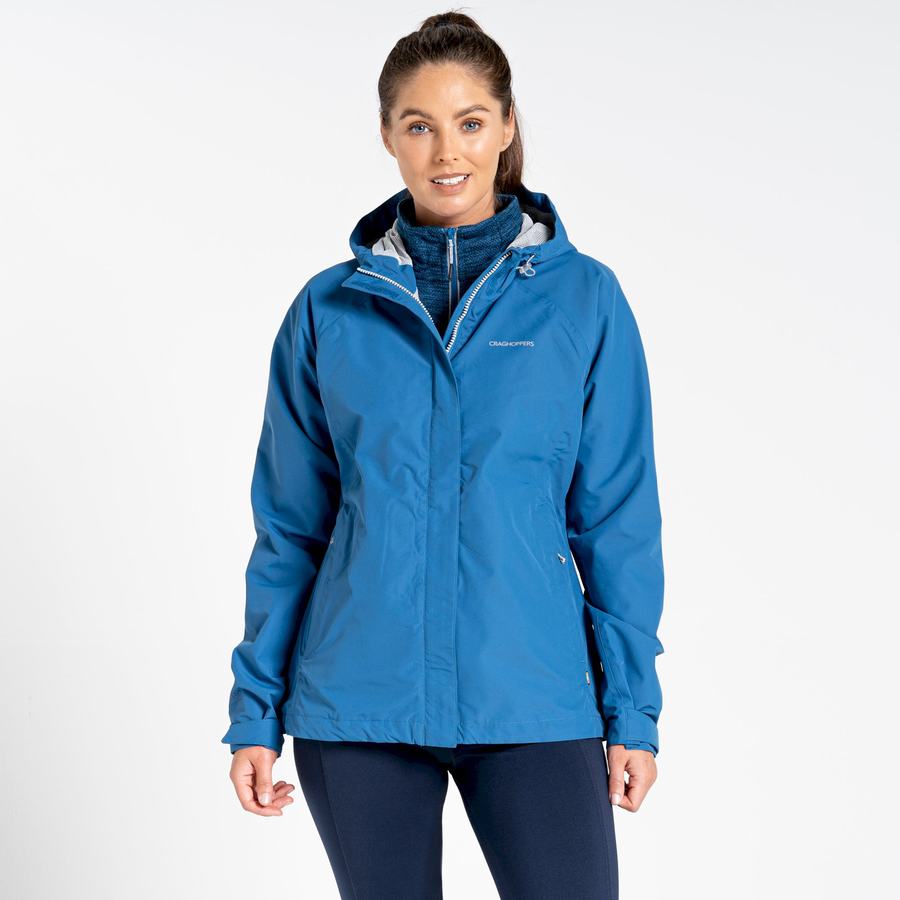 Blue Craghoppers Waterproof Orion Women's Jackets | CGN8541GM