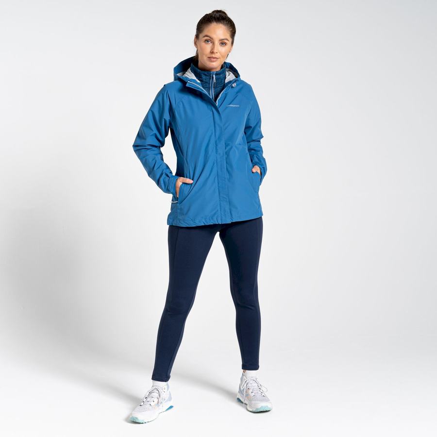 Blue Craghoppers Waterproof Orion Women's Jackets | CGN8541GM