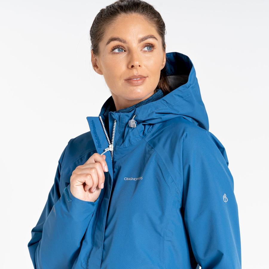 Blue Craghoppers Waterproof Orion Women's Jackets | CGN8541GM