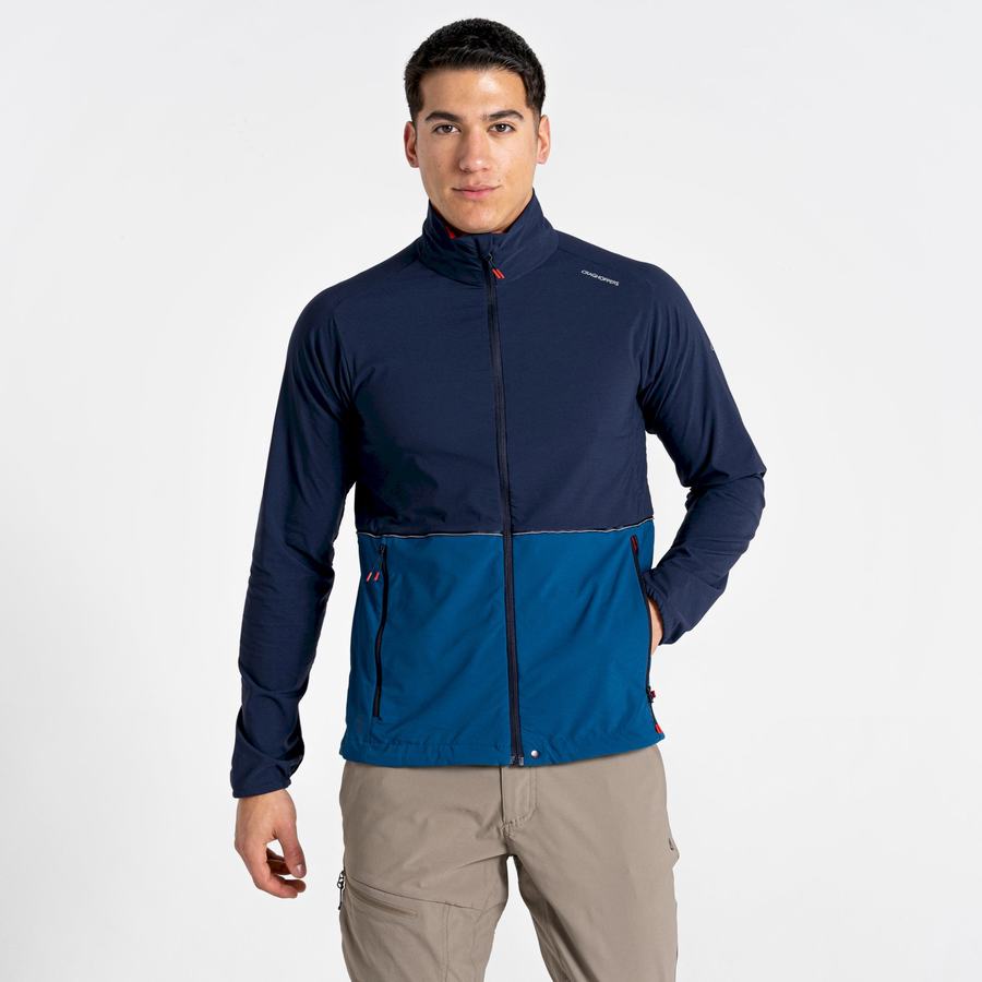 Blue Navy Blue Craghoppers NosiLife Active Men's Jackets | CDS2421JK