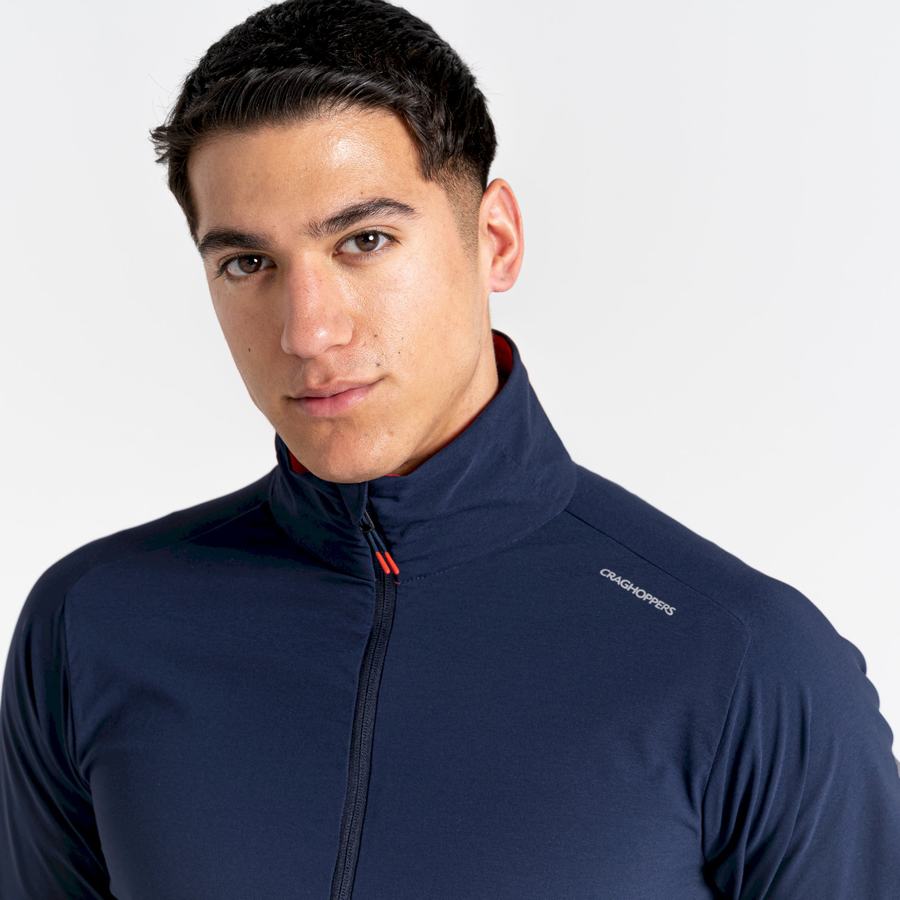 Blue Navy Blue Craghoppers NosiLife Active Men's Jackets | CDS2421JK