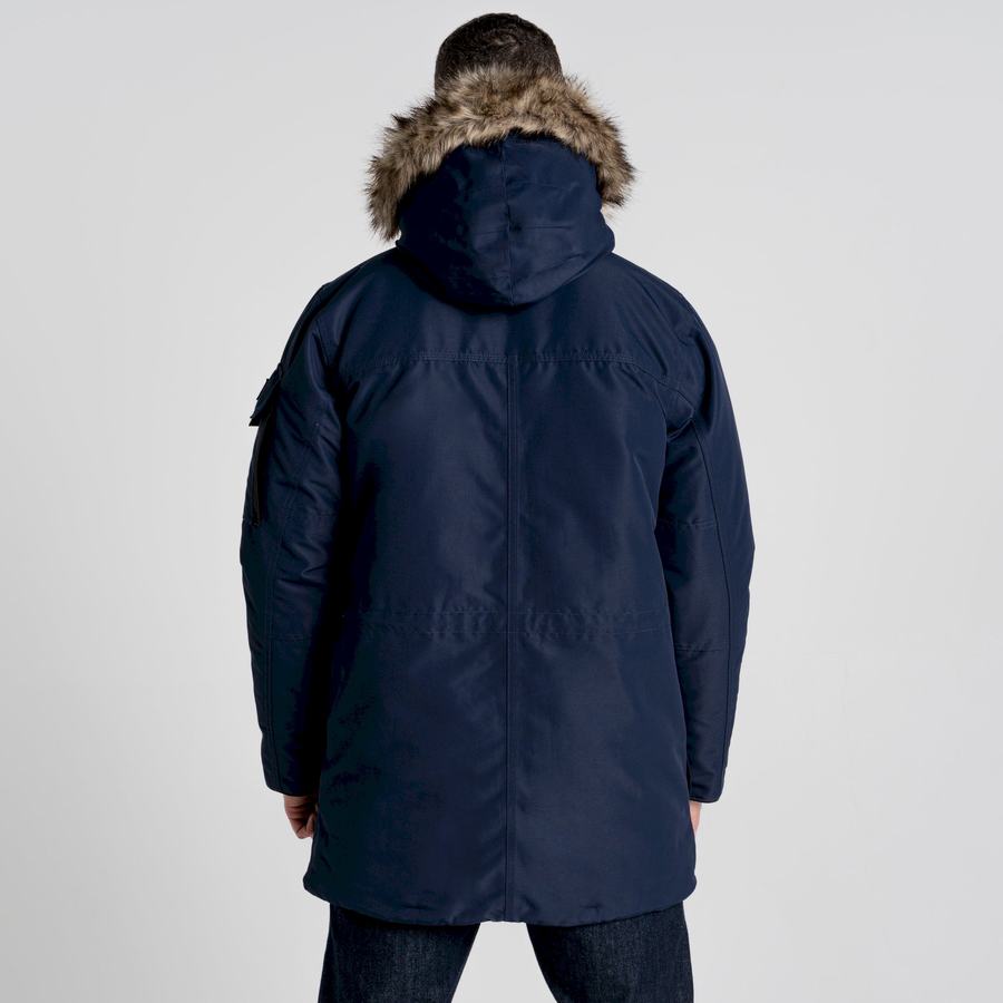 Blue Navy Craghoppers Bishorn II Insulated Men's Jackets | HKZ4955WB