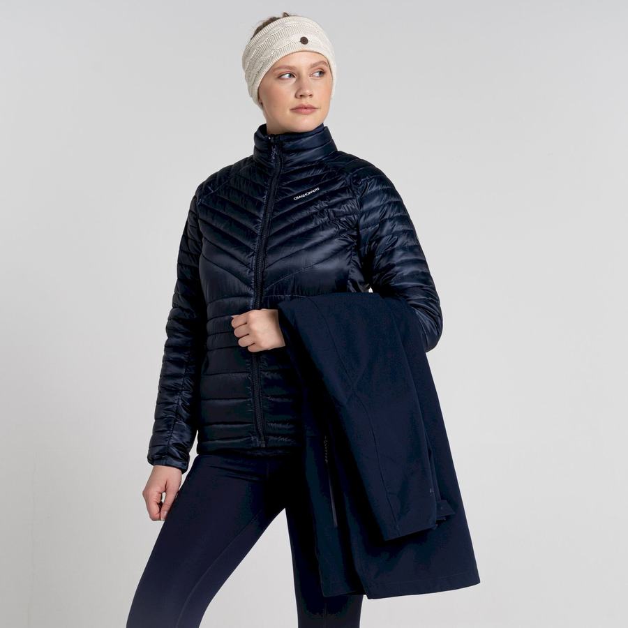 Blue Navy Craghoppers Caldbeck Pro 3 in 1 Women's Jackets | HZT2627WM