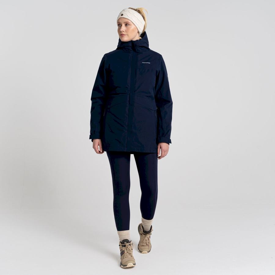 Blue Navy Craghoppers Caldbeck Pro 3 in 1 Women's Jackets | HZT2627WM