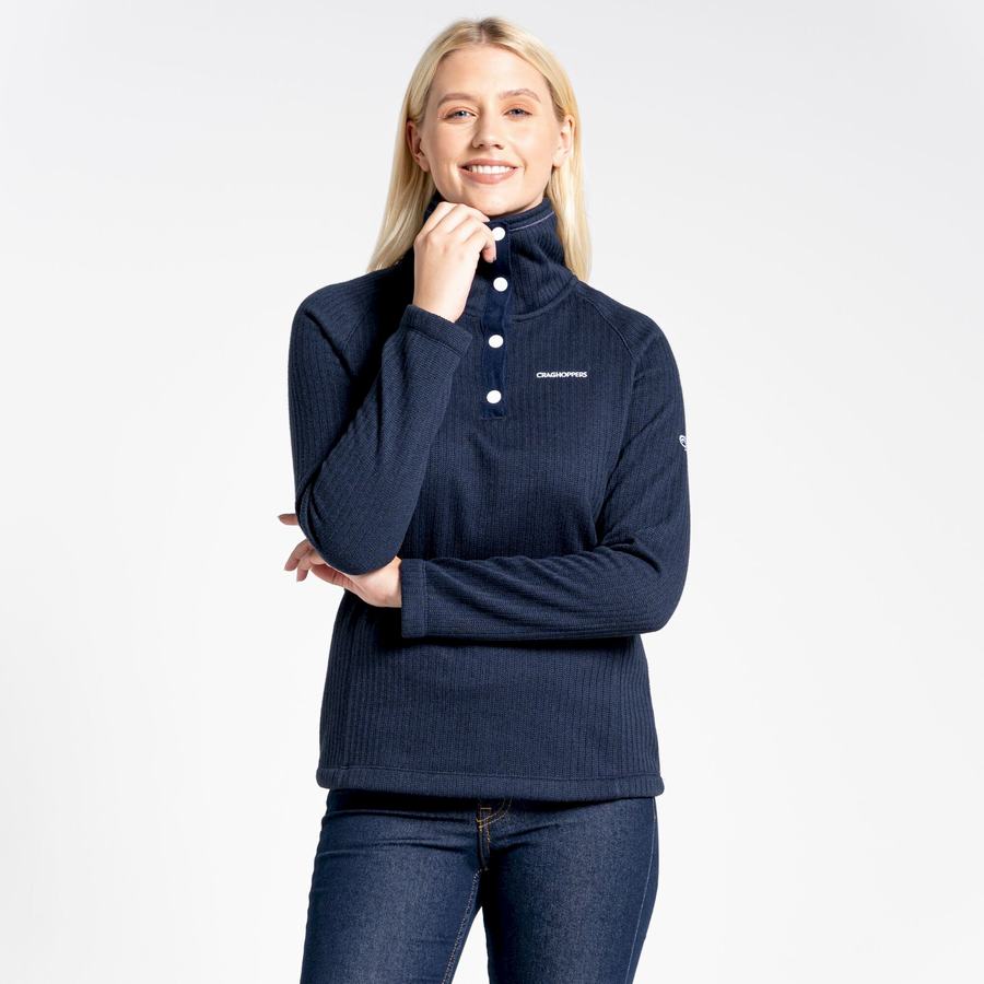 Blue Navy Craghoppers Daphne Overhead Women's Sweaters | BEF6317CD