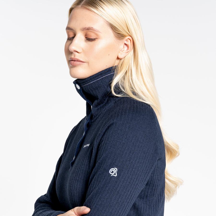 Blue Navy Craghoppers Daphne Overhead Women's Sweaters | BEF6317CD