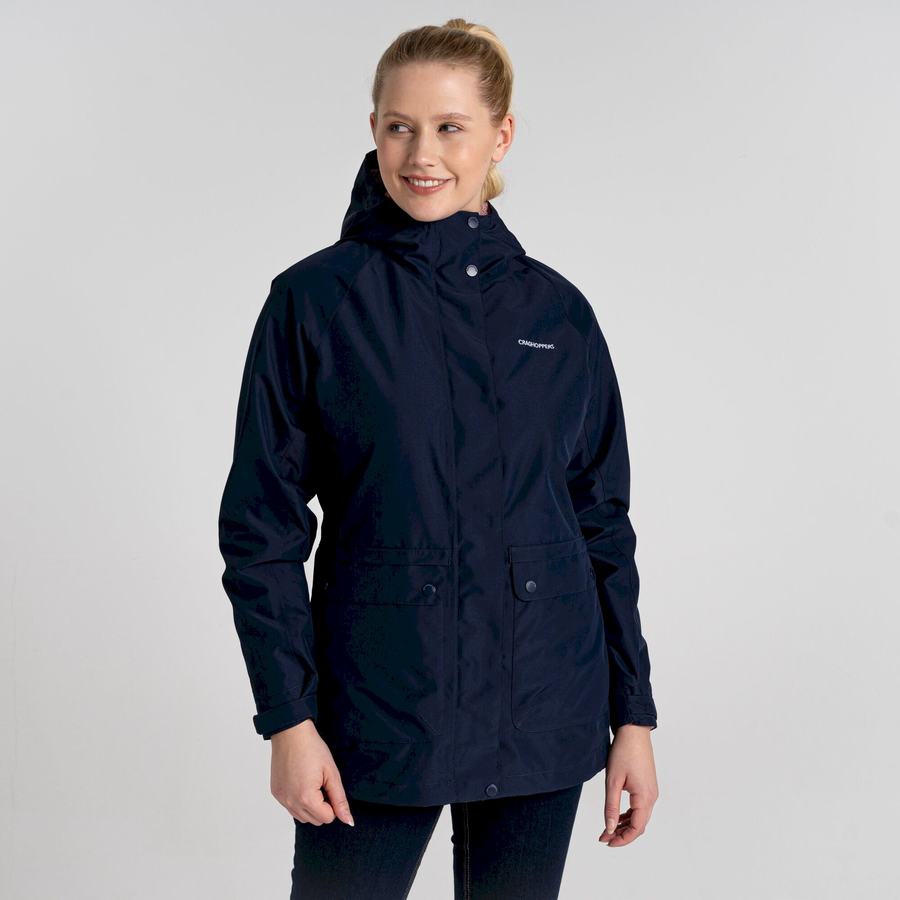 Blue Navy Craghoppers Denise 3 in 1 Women\'s Jackets | VBV1483WF