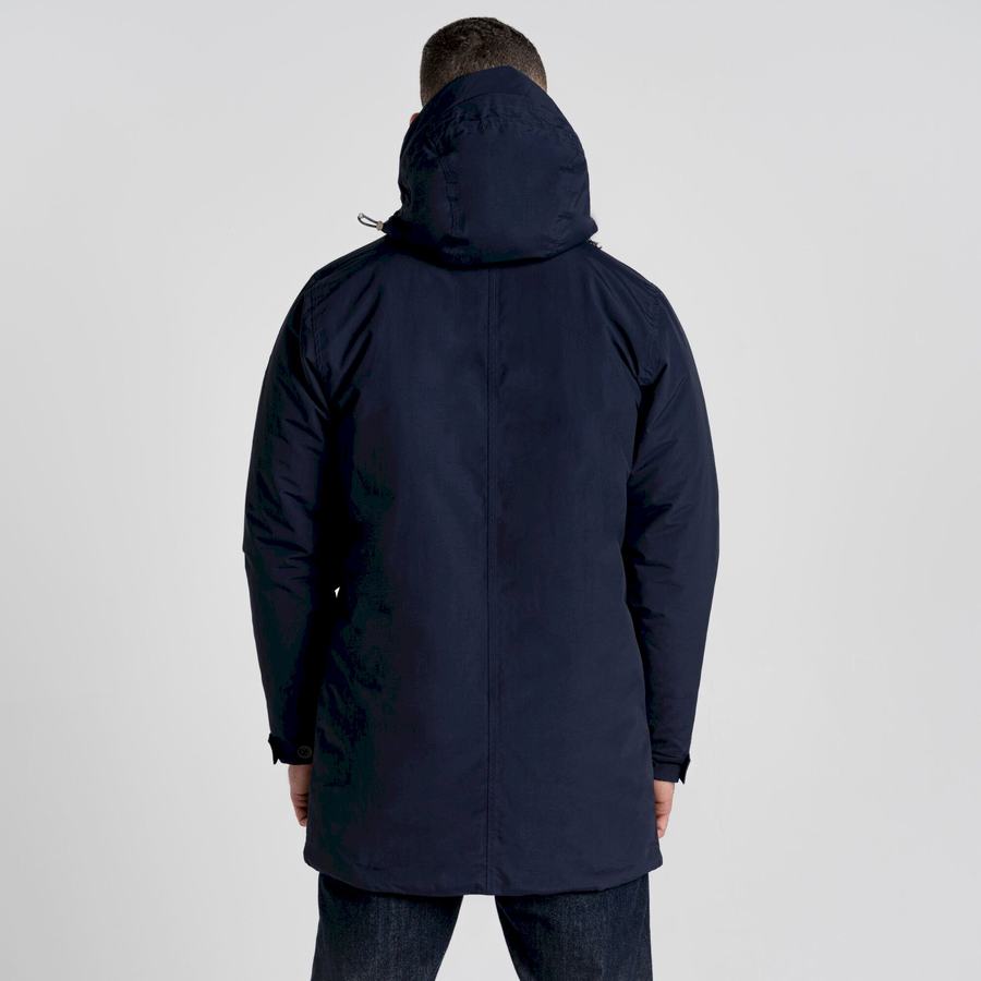 Blue Navy Craghoppers Dunrobin Insulated Men's Jackets | HAB5180WR