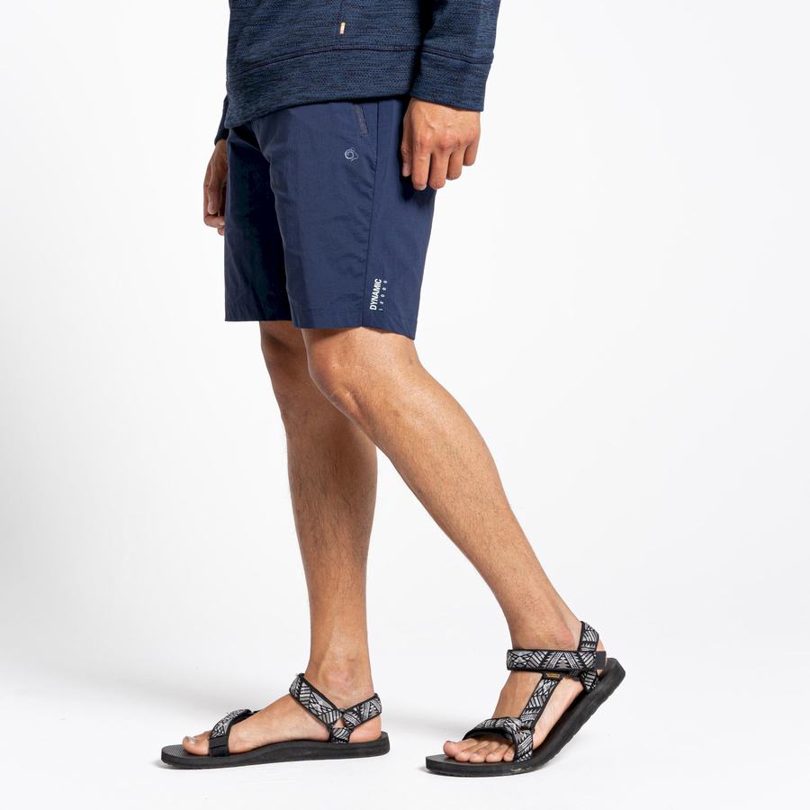 Blue Navy Craghoppers Dynamic Pro Men's Shorts | FSO9839JK