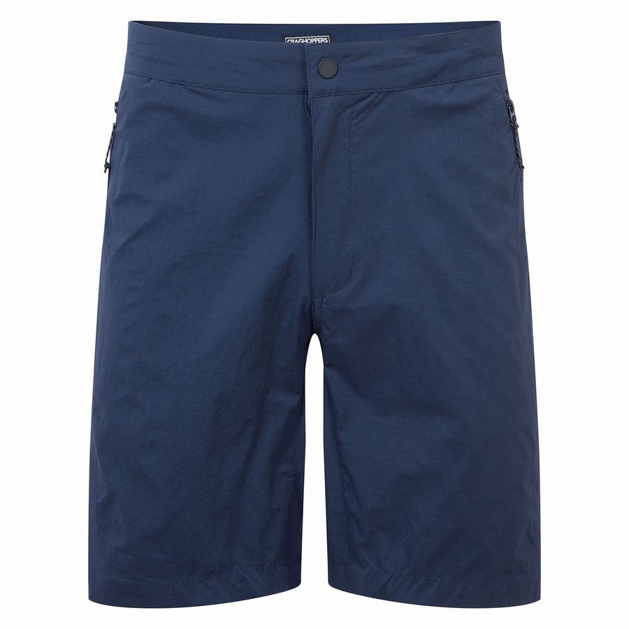 Blue Navy Craghoppers Dynamic Pro Men's Shorts | FSO9839JK