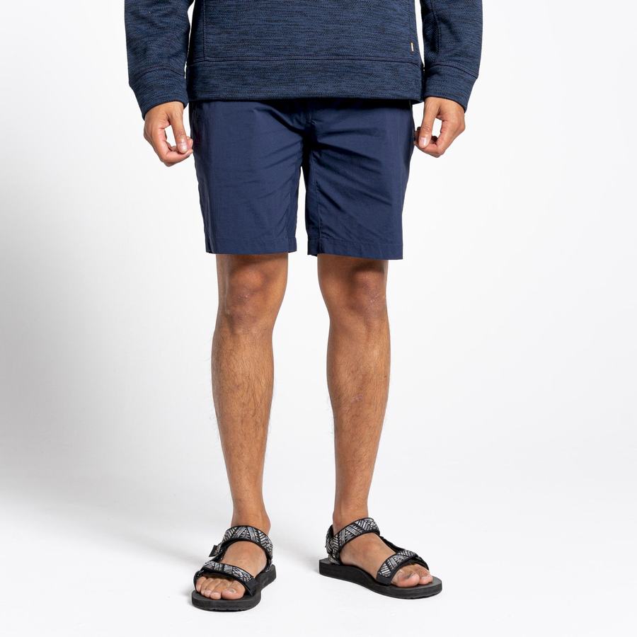 Blue Navy Craghoppers Dynamic Pro Men's Shorts | FSO9839JK