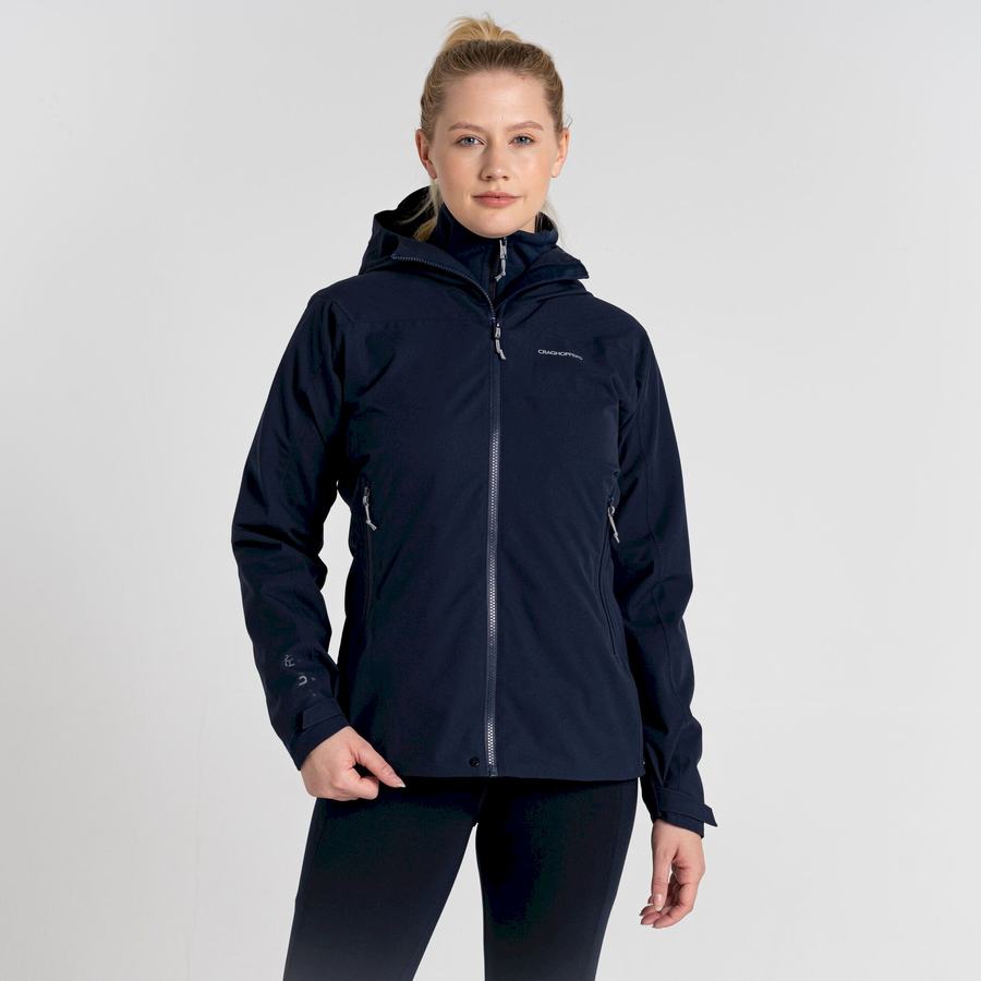 Blue Navy Craghoppers Dynamic Pro Women's Jackets | EOV3598CS