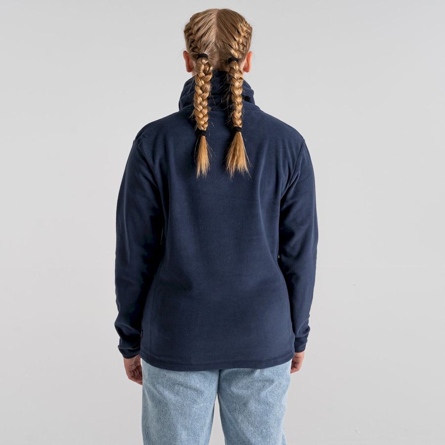 Blue Navy Craghoppers Frey Overhead Men's Sweatshirts | NES5015VJ