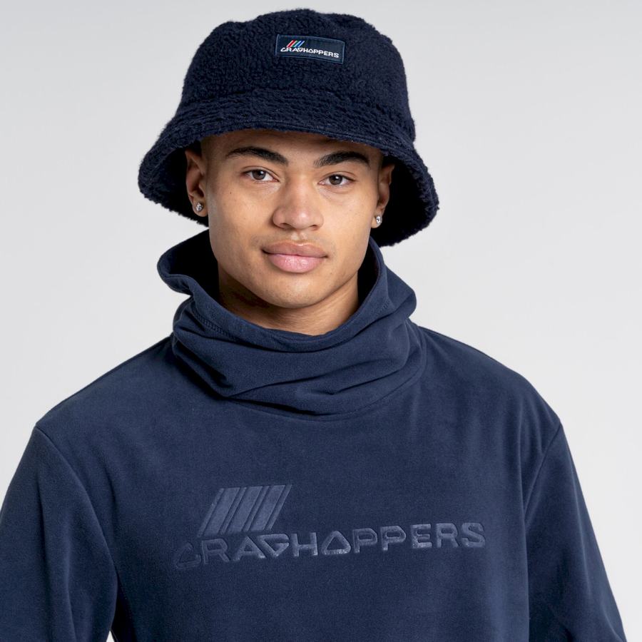 Blue Navy Craghoppers Frey Overhead Men's Sweatshirts | NES5015VJ