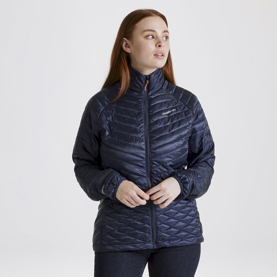 Blue Navy Craghoppers Insulated ExpoLite Women's Jackets | TZK1911KM