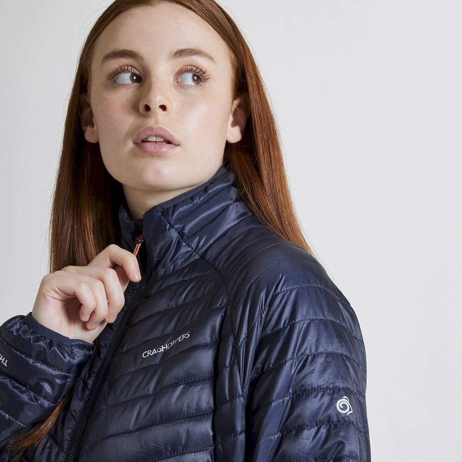 Blue Navy Craghoppers Insulated ExpoLite Women's Jackets | TZK1911KM