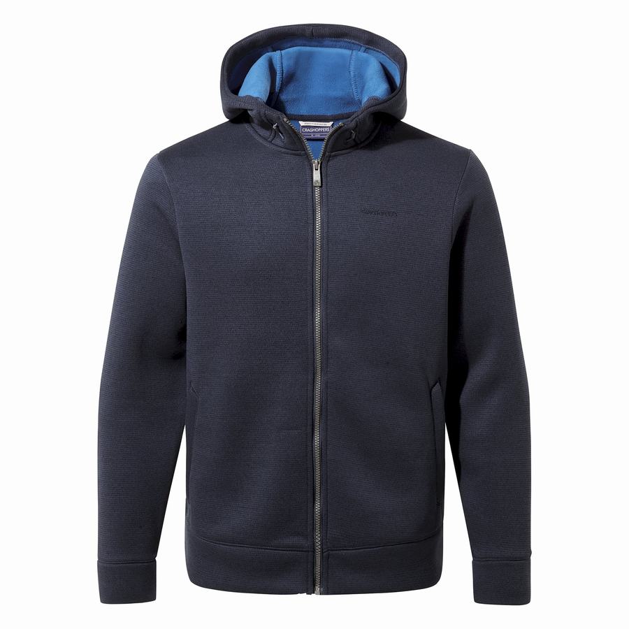 Blue Navy Craghoppers Kinson Men's Sweaters | CWH7776PO