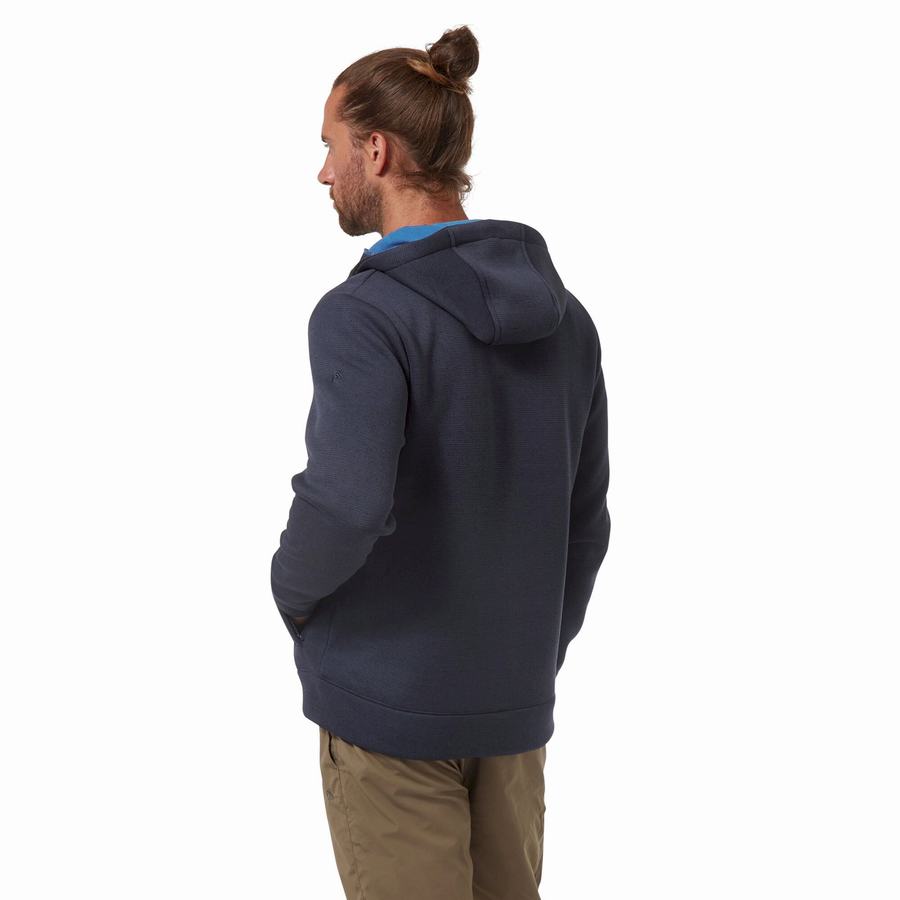 Blue Navy Craghoppers Kinson Men's Sweaters | CWH7776PO