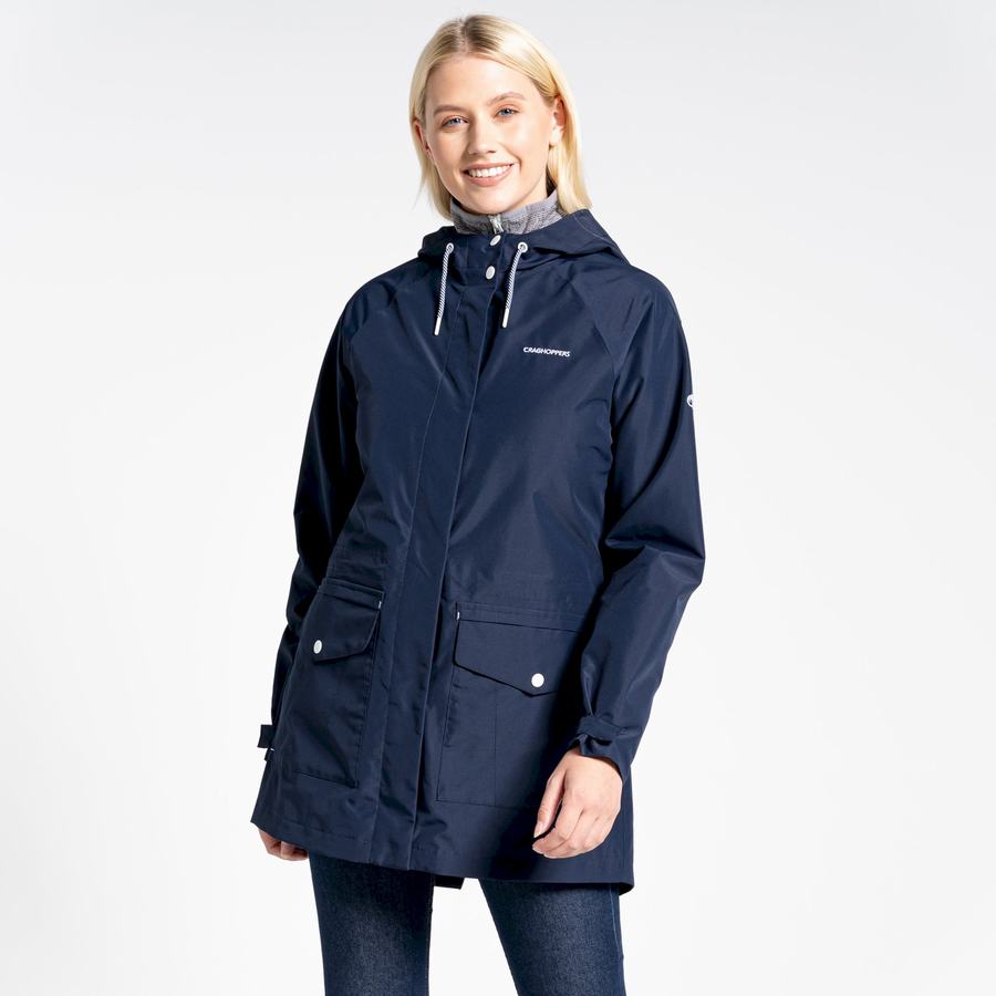 Blue Navy Craghoppers Lilah Women's Jackets | NDJ6217NS