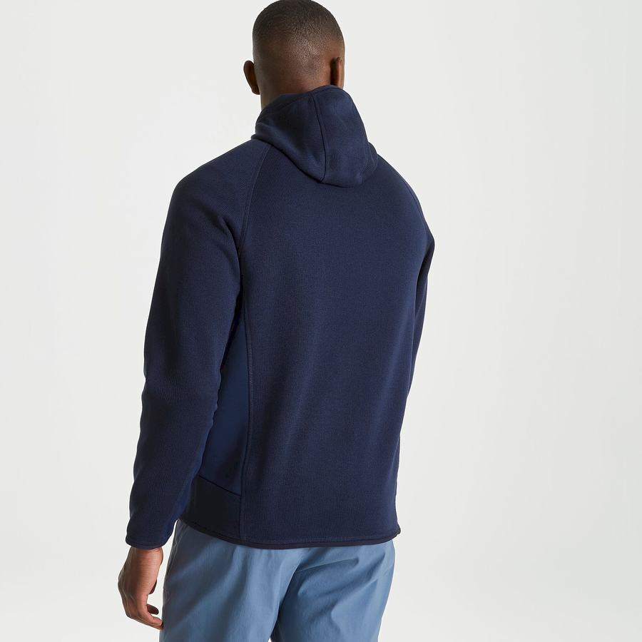 Blue Navy Craghoppers Mannix Men's Sweaters | POT3046LL