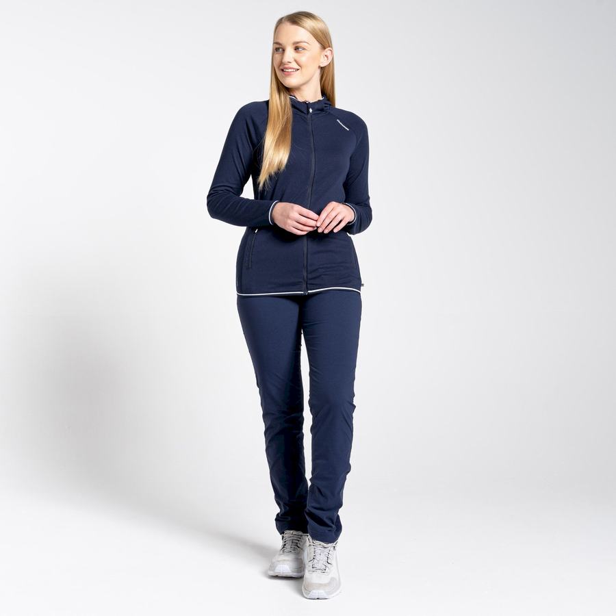 Blue Navy Craghoppers NosiLife Pro Active Women's Trousers | CIU65EJ